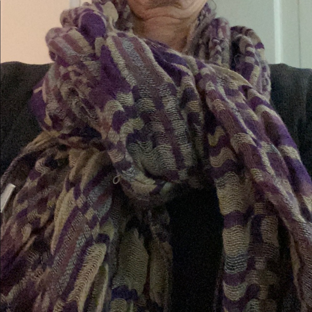 Scarf. Multi colored. Polyester. - Picture 3 of 8